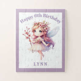 Personalized Whimsical Floral Fairy