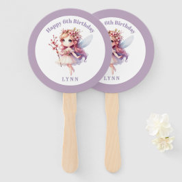 Personalized Whimsical Floral Fairy Fächer