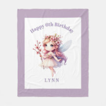 Personalized Whimsical Floral Fairy