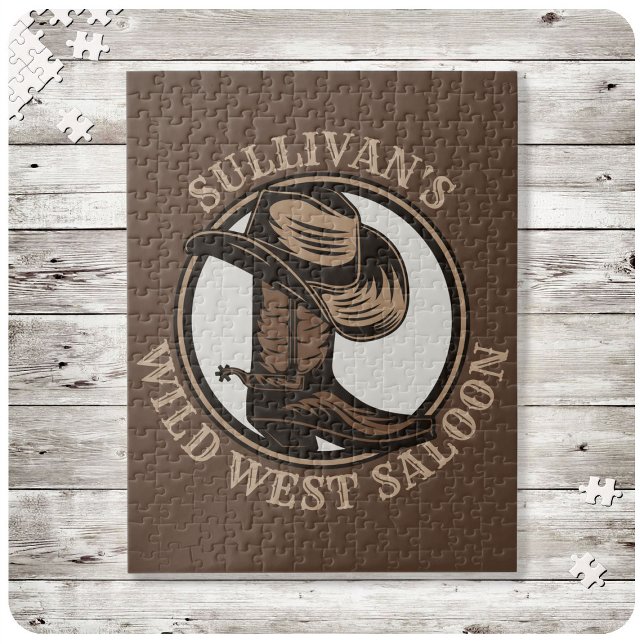 Personalized Wild West Saloon Western Cowboy Boots (Von Creator hochgeladen)