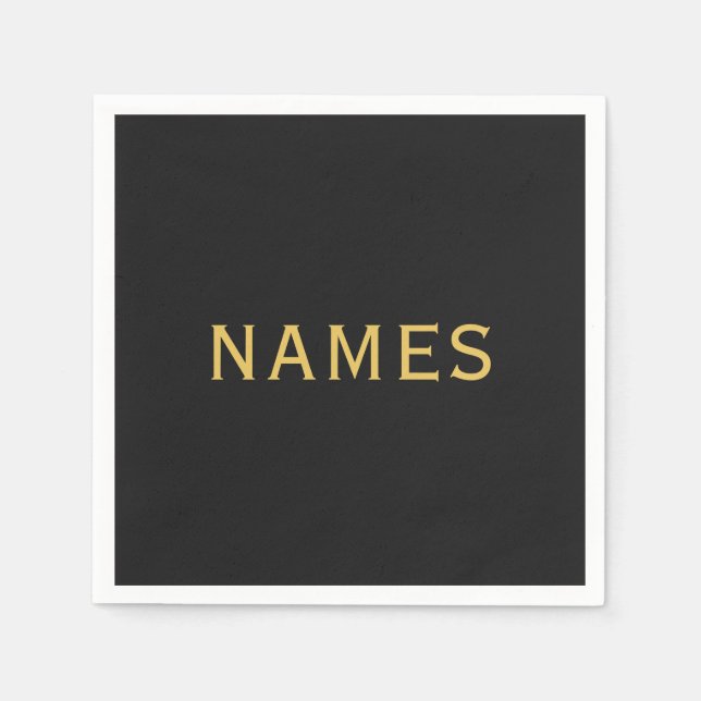 Personalized With Last Name or Nickname on Them Serviette (Vorderseite)