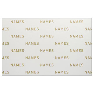 Personalized With Last Name or Nickname on Them Stoff