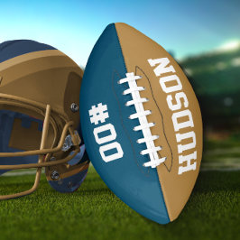 Personalized with name and number football