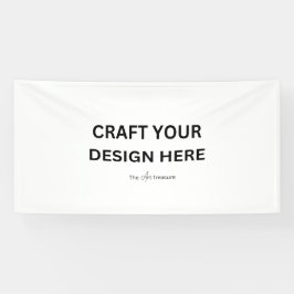 Personalized with Your Design, Logo,Message 4'x8' Banner