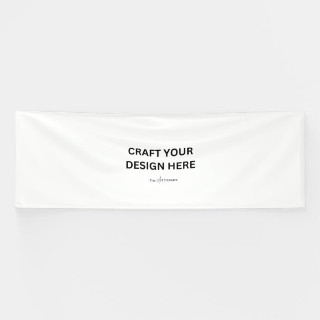 Personalized with Your Design, Logo, or Message  Banner (Horizontal)