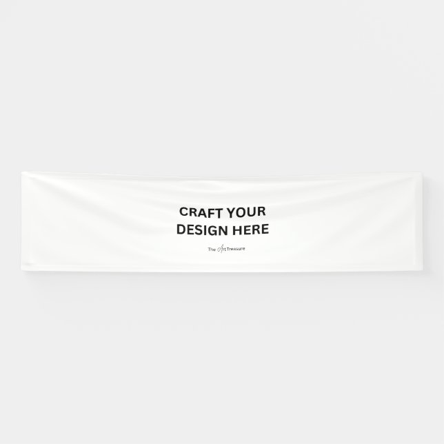 Personalized with Your Design, Logo, or Message  Banner (Horizontal)
