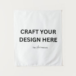 Personalized with Your Design, Logo, or Message  Wandteppich