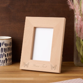 Personalized Wood Frame for Her Engraved Frames Geätzte Rahmen