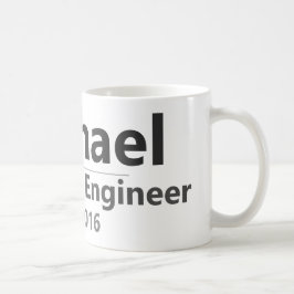 Personalized Work Mug – Custom Name & Job Title Gi Kaffeetasse