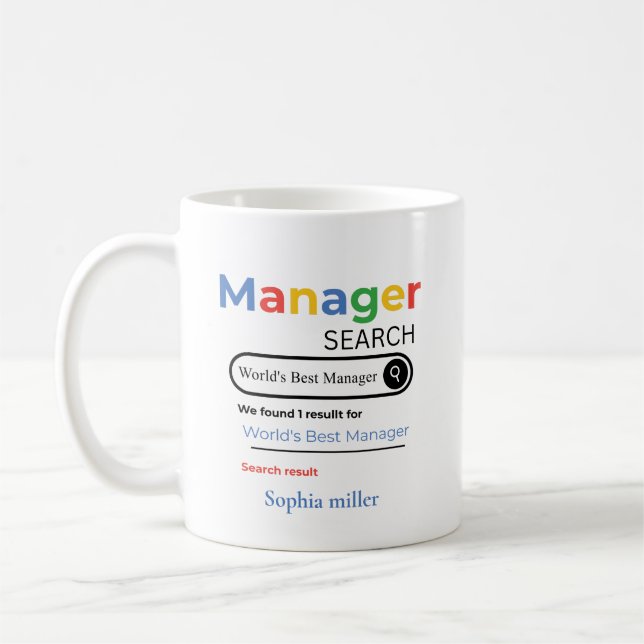 Personalized World’s Best Doctor Search Result Kaffeetasse (Links)