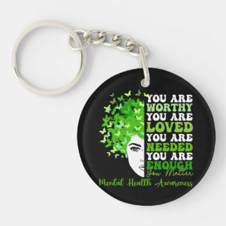 Personalized "You Matter" Round Acrylic Keychain Schlüsselanhänger