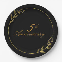 Personalizes Anniversary with Golden Frame