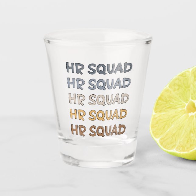 Personalreferat Schnapsglas (Vorderseite)