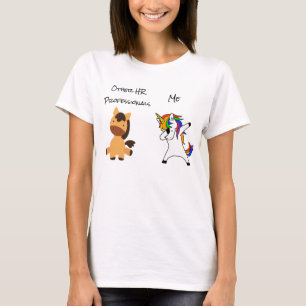 Personalunions Einhorn Lustiges Pferd HR Geschenk T-Shirt