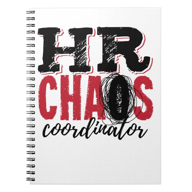 Personalverantwortlicher Chaos-Koordinator Notizblock (Vorderseite)