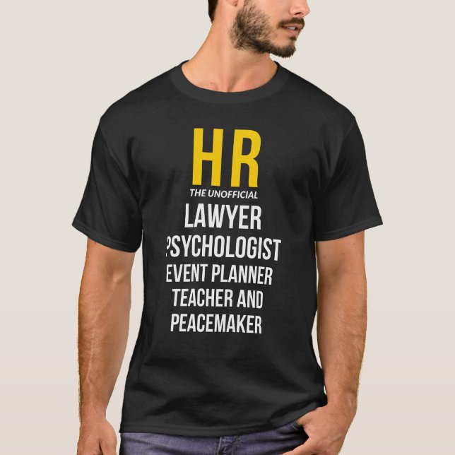 Personalwesen Funny Gift T - Shirt (Vorderseite)