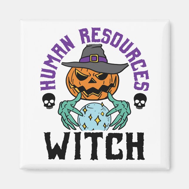Personalwesen — HR Halloween Magnet (Vorne)