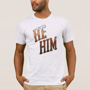 Personen mit farbigem (POC) T - Shirt mit dem Stri