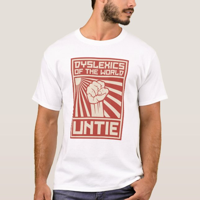 Personen mit Lesestörung der Welt LÖSEN sich T-Shirt (Vorderseite)