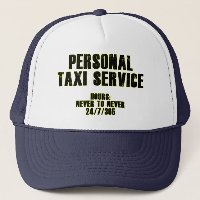 Personenbeförderung mit dem Taxi Truckerkappe (Vorderseite)