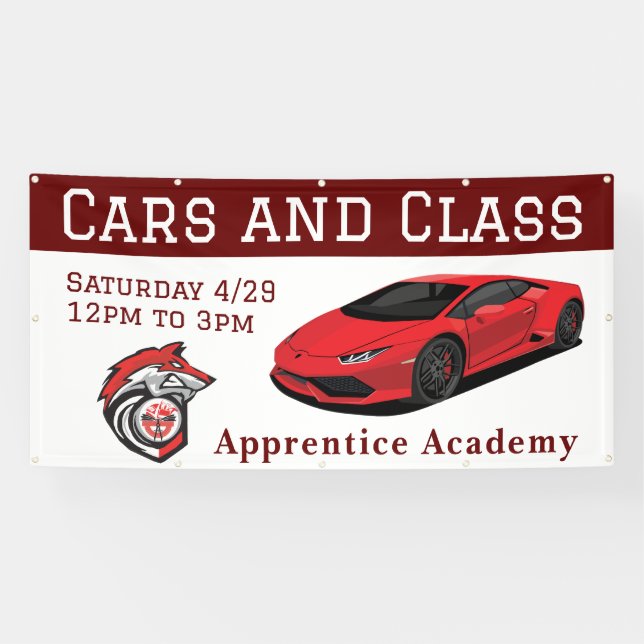 Personenkraftwagen und Klassenbanner Banner (Horizontal)