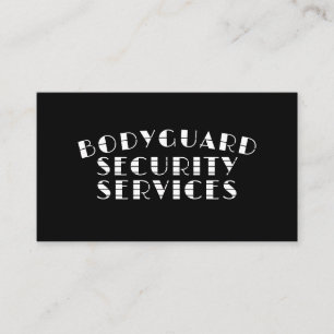 Personenschutzdienstleistungen Executive Protectio Visitenkarte
