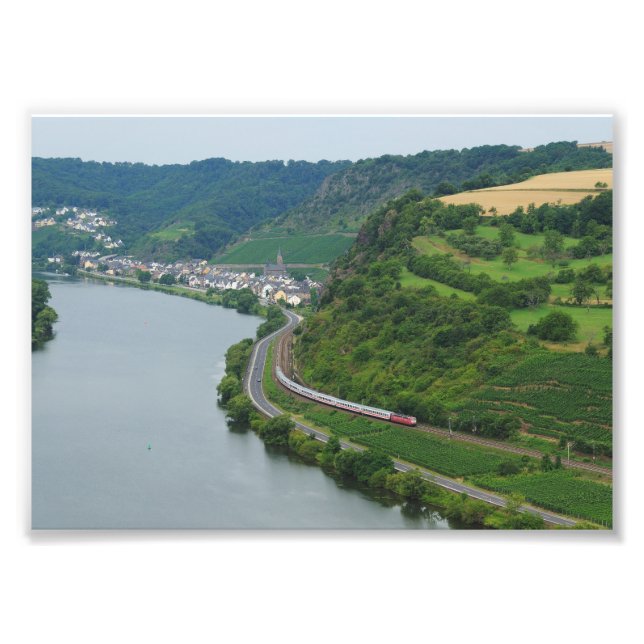 Personenzug bei Löf Fotodruck (Vorne)