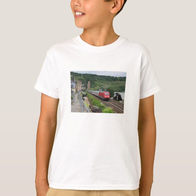 Personenzug in Oberwesel T-Shirt (Vorderseite)
