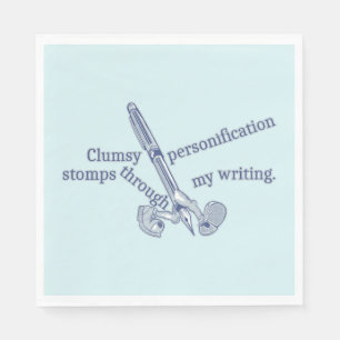 Personification Funny Creative Writing Serviette