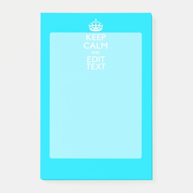 Personifizieren Sie behalten Ruhe Ihr Post-it Klebezettel (Vorderseite)