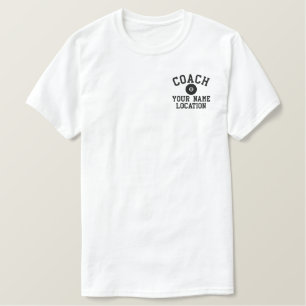 Personifizieren Sie Billard trainieren Ihren Namen Besticktes T-Shirt