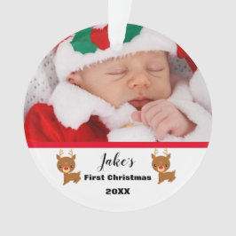 Personifizieren Sie das erste Weihnachten des Ornament
