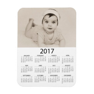 Personifizieren Sie diesen Minikalender des Magnet