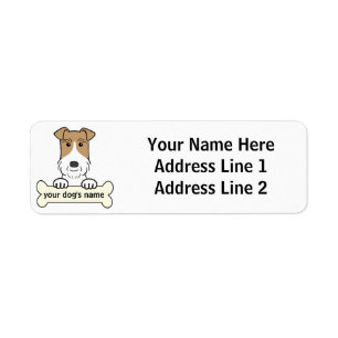 Personifizieren Sie Draht-Foxterrier