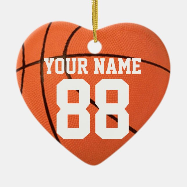Personifizieren Sie es, Basketball Keramik Ornament (Vorne)