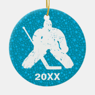 Personifizieren Sie es, Hockey-Tormann Keramikornament
