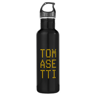 Personifizieren Sie:  Geometrische Text-Kunst Ihr Trinkflasche