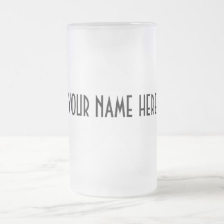 PERSONIFIZIEREN Sie ~ herstellen Ihre eigene Mattglas Bierglas