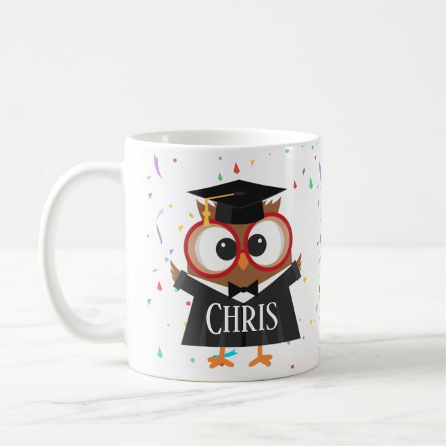 Personifizieren Sie Kappen- und Kaffeetasse (Links)