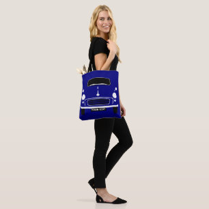 Personifizieren Sie kundenspezifische dunkelblaue Tasche