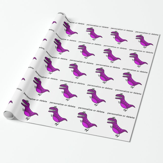 Personifizieren Sie lila Geschenkpapier (Ungerollt)