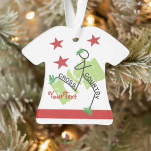 PERSONIFIZIEREN Sie lustige Cross Ornament
