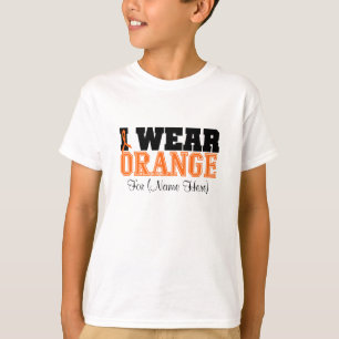 Personifizieren Sie mich tragen orange T-Shirt