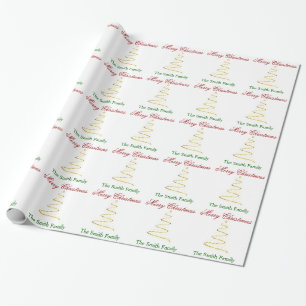 Personifizieren Sie modernes Geschenkpapier