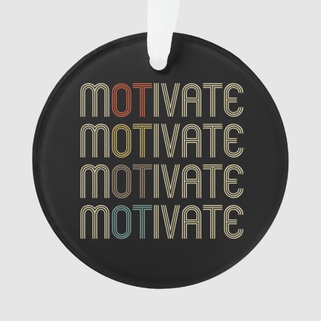 Personifizieren Sie motivieren OT Ornament (Vorderseite)