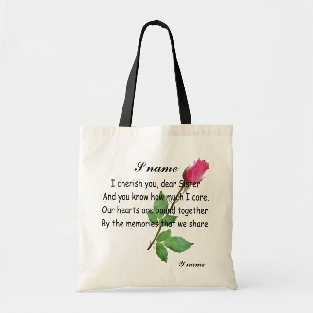 PERSONIFIZIEREN SIE SCHWESTER - TASCHE (Vorne)
