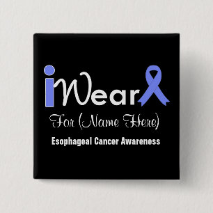 Personifizieren Sie Singrün-Band-Esophageal Krebs Button