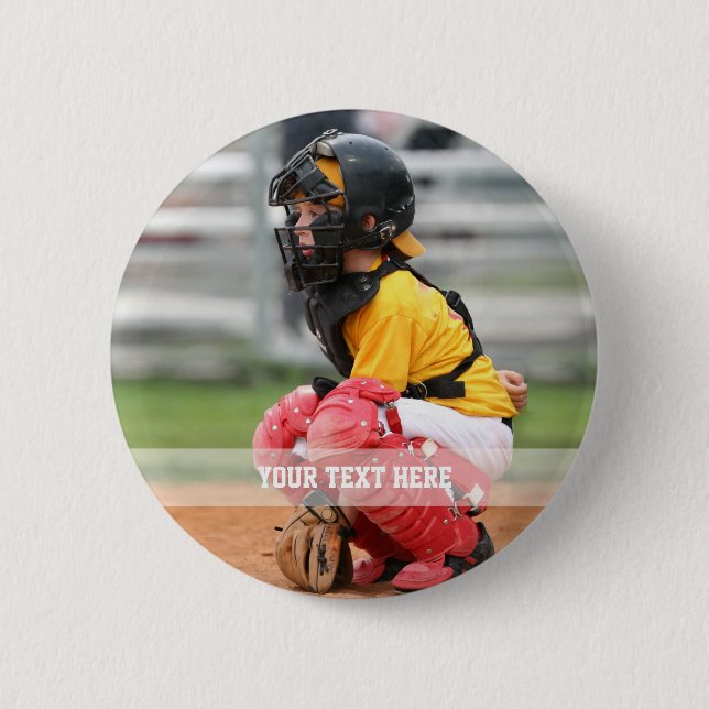 Personifizieren Sie Sport-Foto Button (Vorderseite)