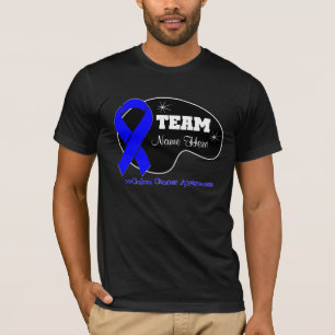 Personifizieren Sie Team-Namen - Darmkrebs T-Shirt