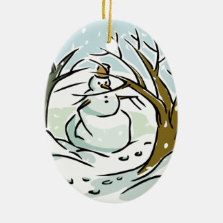 Personifizieren Sie Weihnachtsverzierung Keramik Ornament